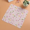 Four-layer gauze handkerchief, saliva wipes, breastfeeding wipes, baby products, small square towels, printed small square towels Specification image